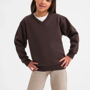 Childrens V Neck Sweatshirt