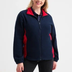 Two Tone Full Zip Fleece Jacket