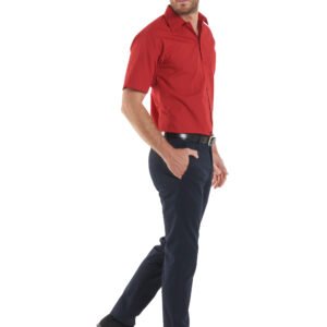 Mens Poplin Half Sleeve Shirt